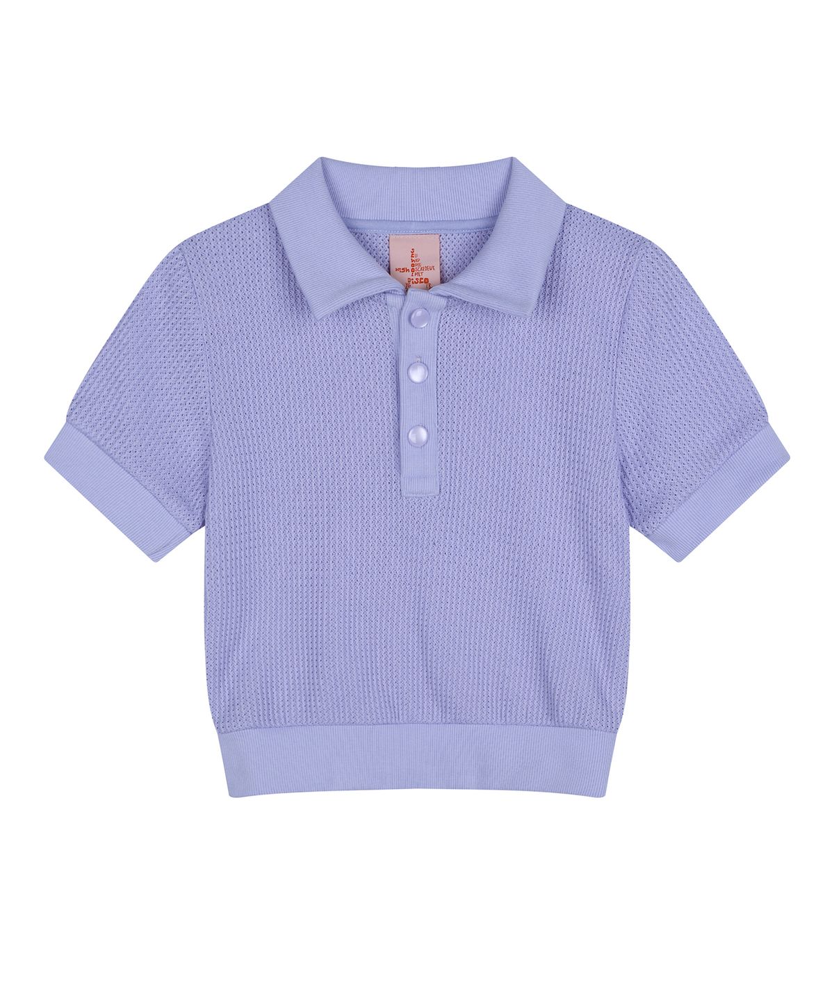 하이스쿨디스코(HIGH SCHOOL DISCO) see through PK shirt_very peri