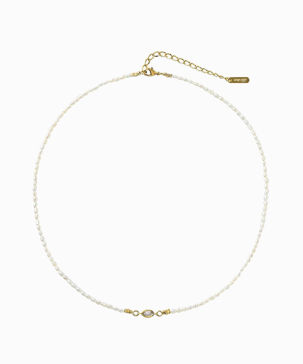 일레란느(ILLE LAN) Pearl Choker Necklace