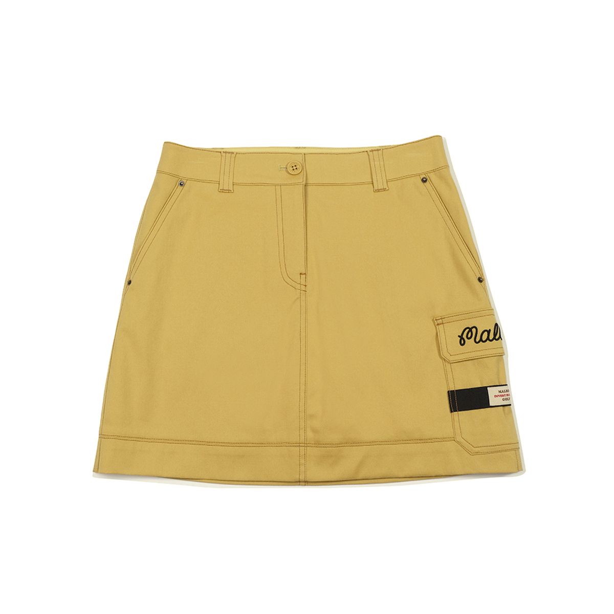 말본 골프(MALBON GOLF) 말본 Pocket 스커트 YELLOW