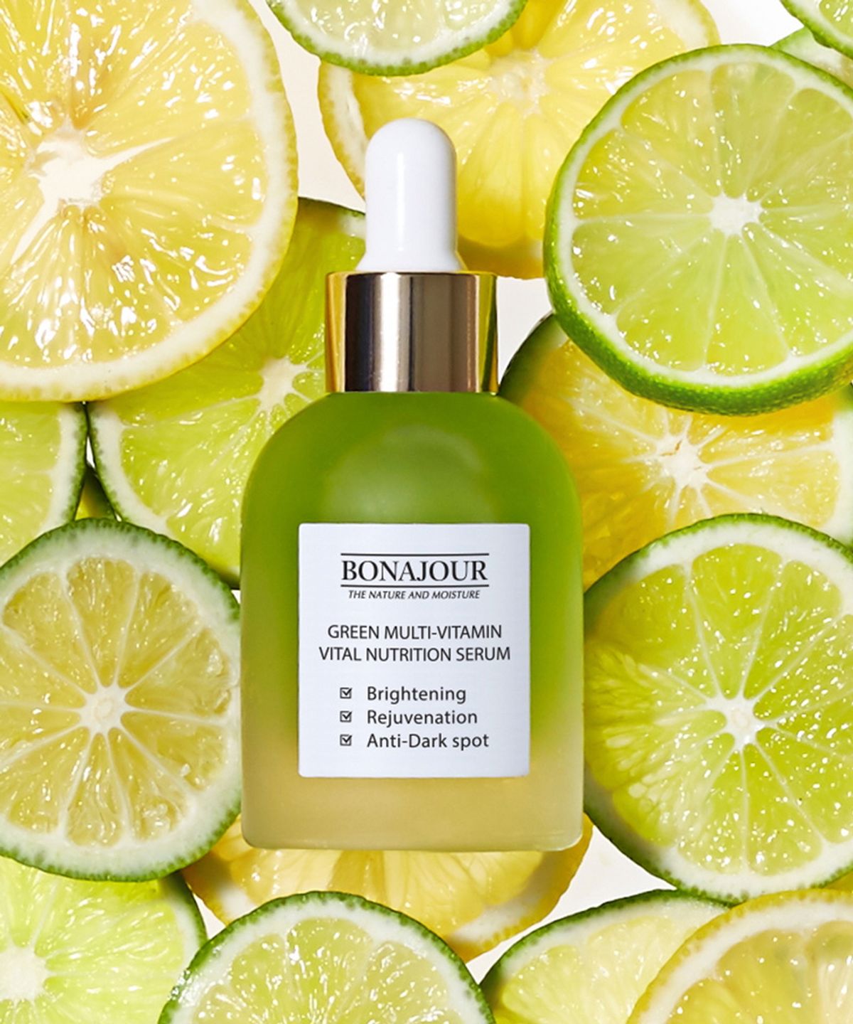 보나쥬르(BONAJOUR) 비건 그린 멀티비타민 바이탈 뉴트리션 세럼 35ml