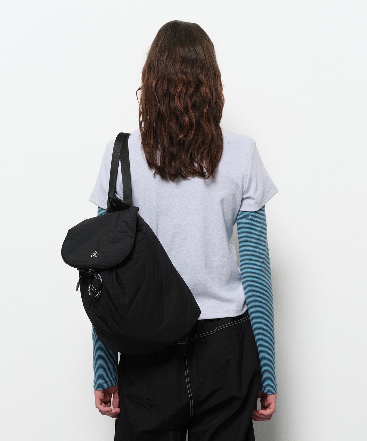 다이애그널(DIAGONAL) CHUBBY SUMMER BAG (black)