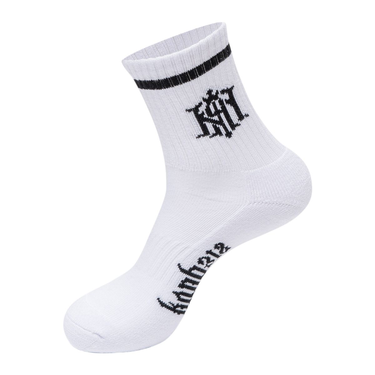 칸6312(KAN6312) KSOCKS001 칸심볼 포인트 중목 양말