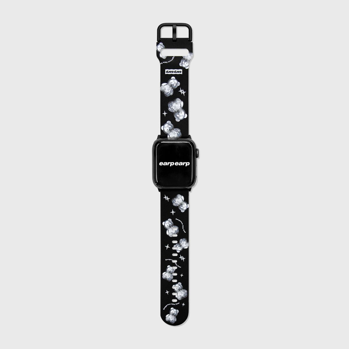어프어프(EARPEARP) STEEL COVY PATTERN-BLACK(애플워치-스트랩)