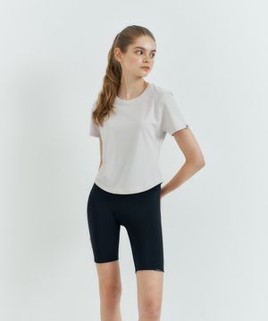 CLWP3013 텐션 업 바이커 쇼츠 블랙