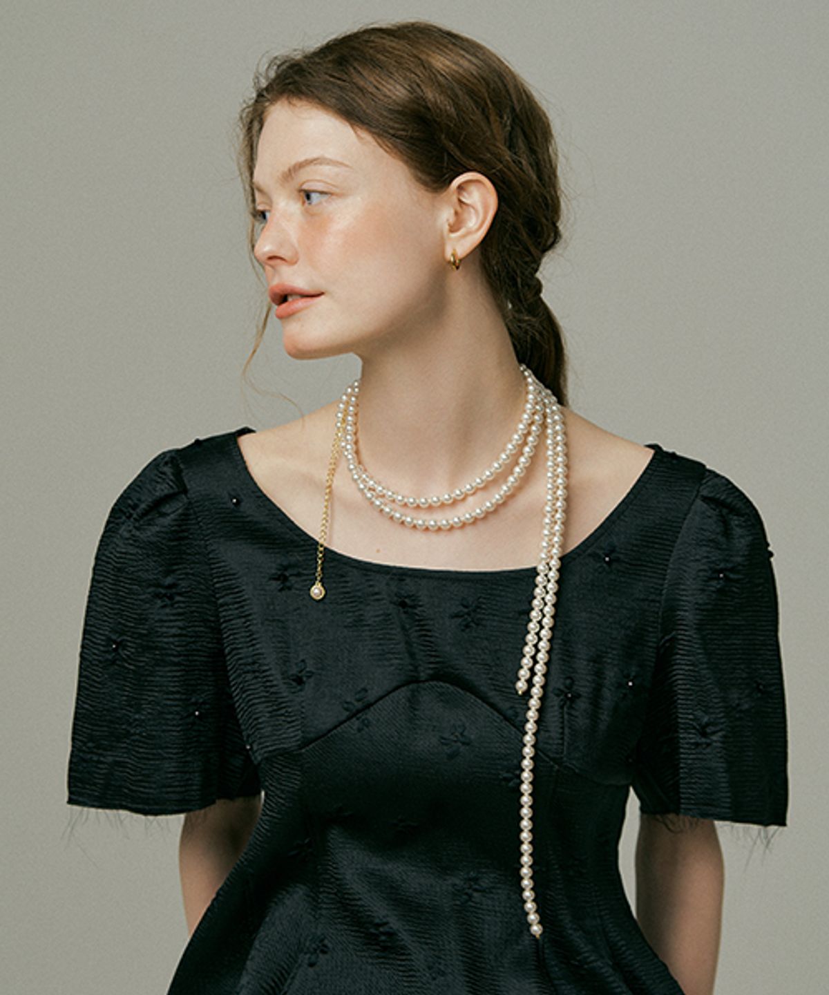 엑스피어(XPIER) 20s flapper pearl Necklace