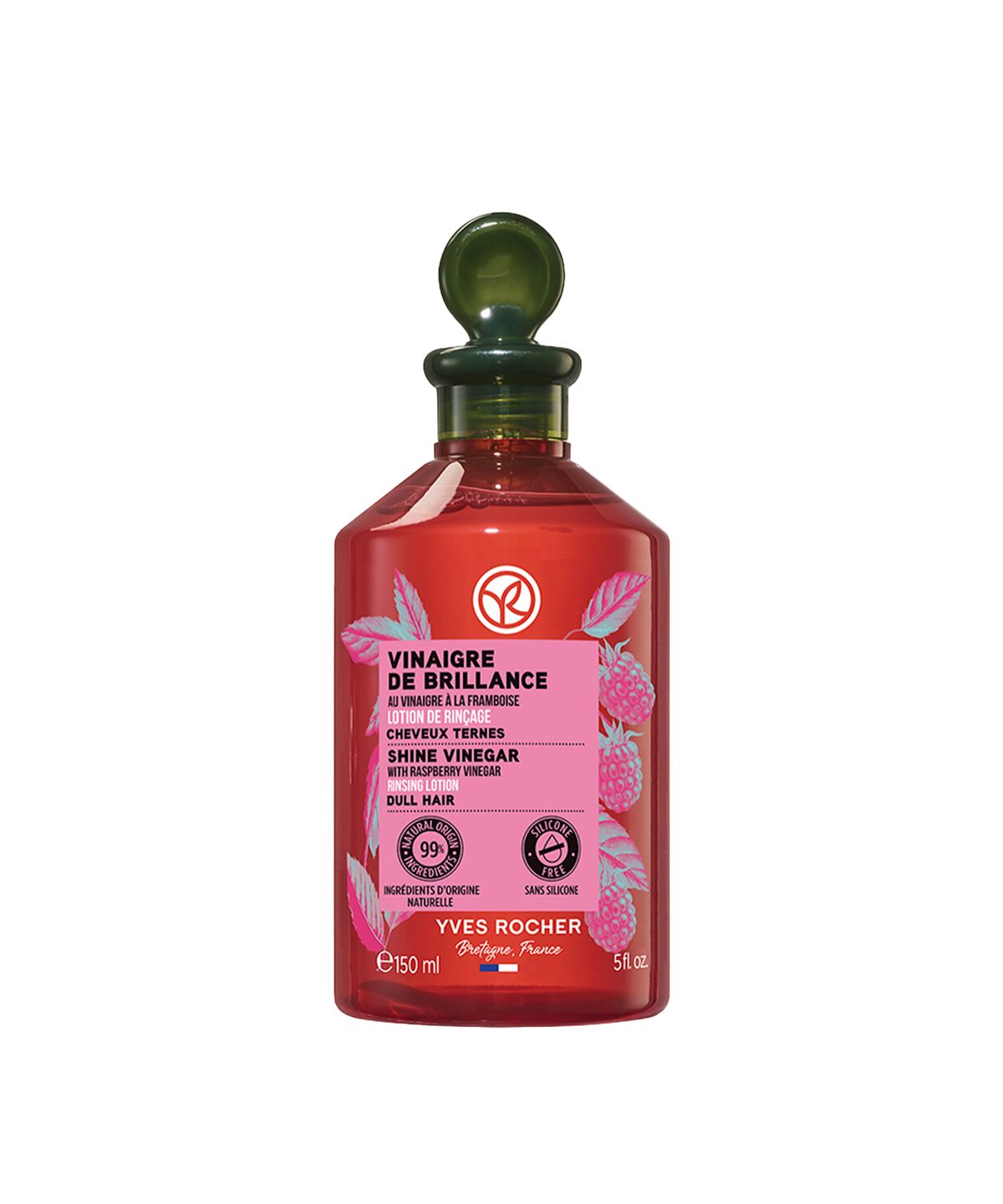 이브로쉐(YVESROCHER) 라즈베리 샤인 헤어 식초 (윤기케어) 150ml