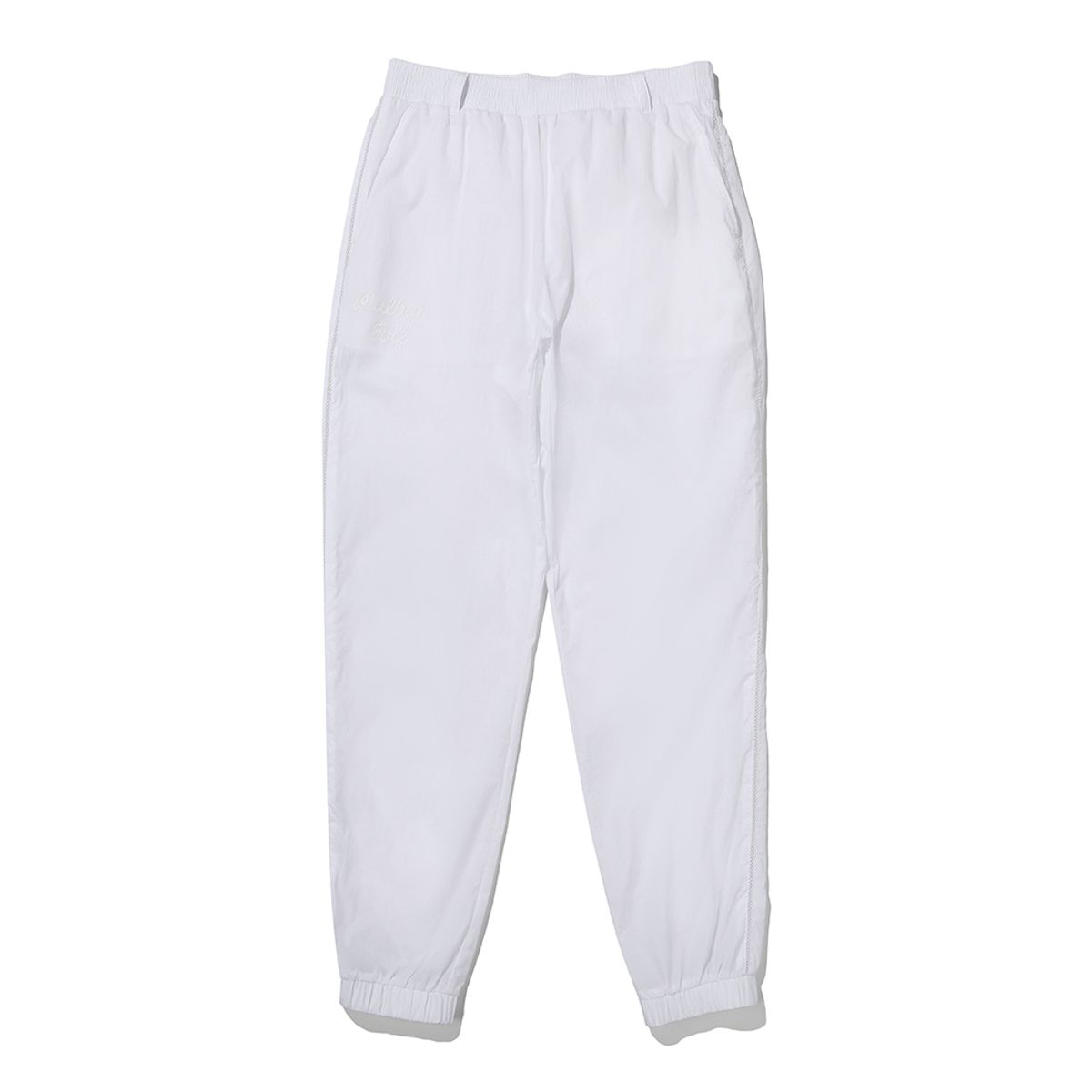 말본 골프(MALBON GOLF) 우븐 밴딩 조거팬츠 WHITE (WOMAN)