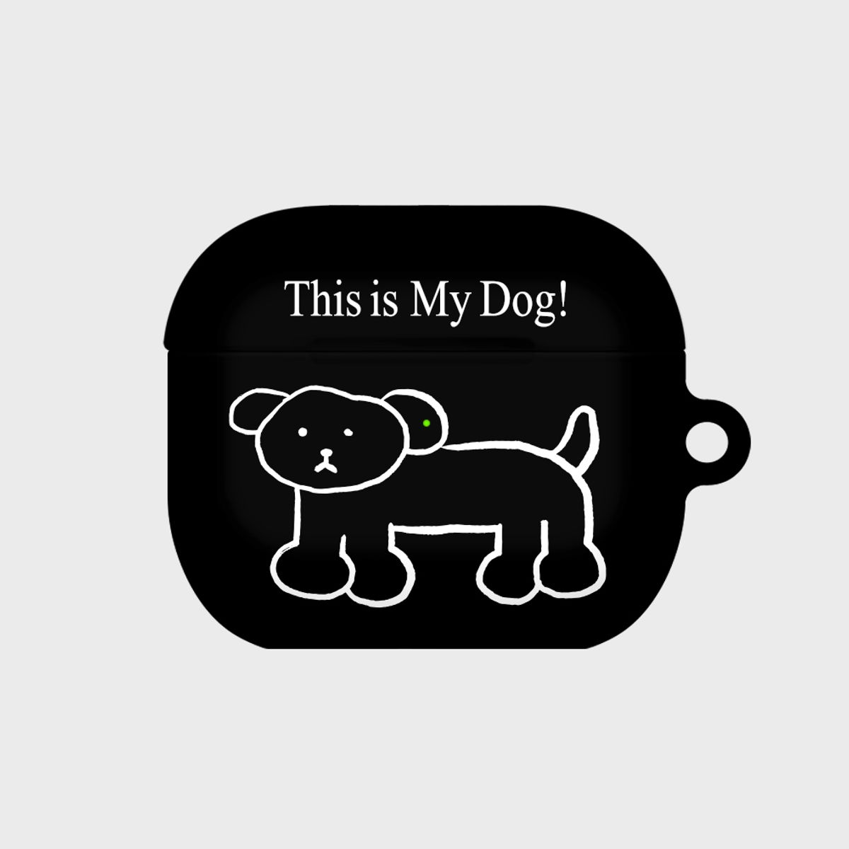 앤커버(NCOVER) THIS IS MY DOG-BLACK(에어팟3-하드)