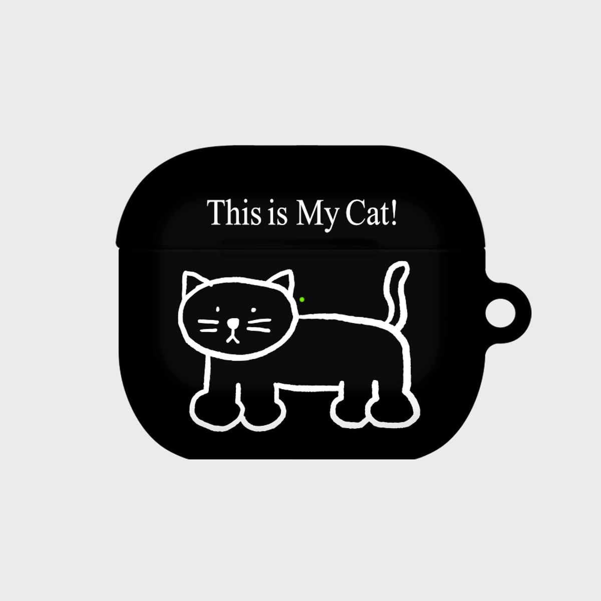 앤커버(NCOVER) THIS IS MY CAT-BLACK(에어팟3-하드)