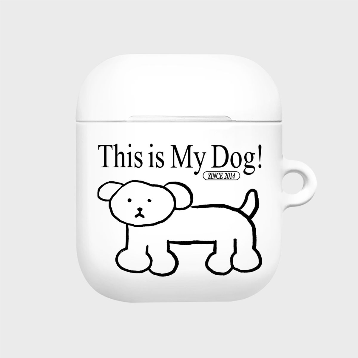 앤커버(NCOVER) THIS IS MY DOG-WHITE(에어팟하드)