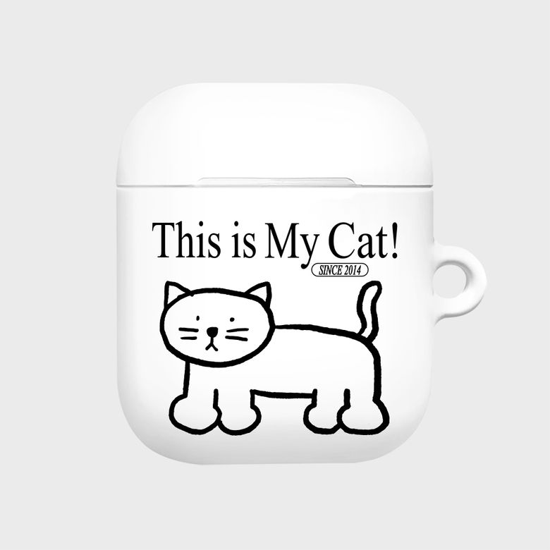 THIS IS MY CAT-WHITE(에어팟하드)