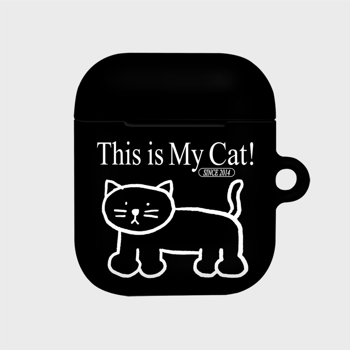 앤커버(NCOVER) THIS IS MY CAT-BLACK(에어팟하드)