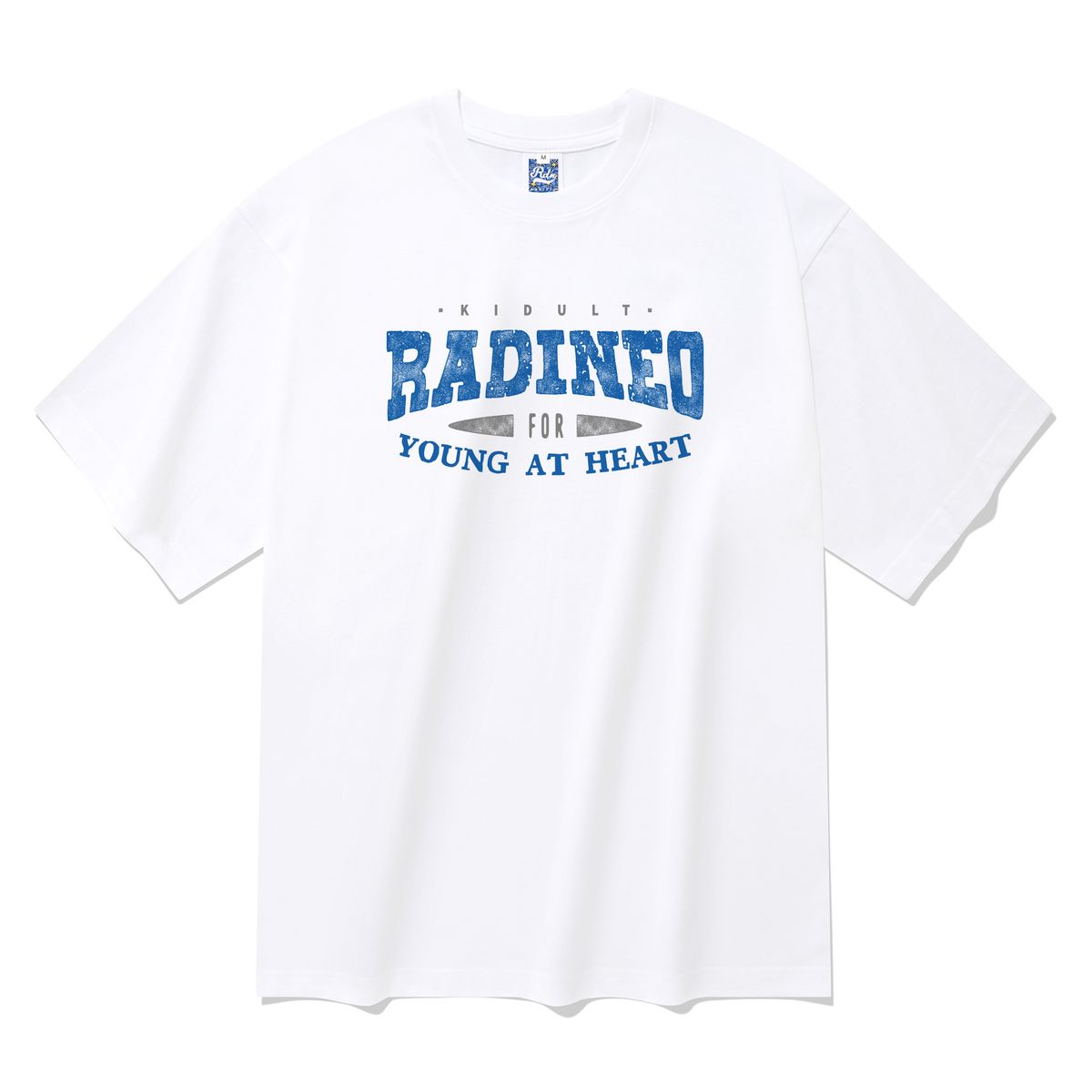 라디네오(RADINEO) 빈티지 로고 반팔 티셔츠 화이트