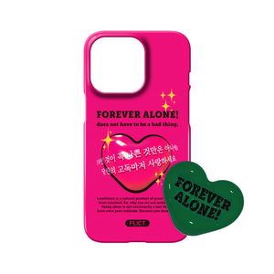 포에버 얼론 핑크 유광 하드 폰케이스