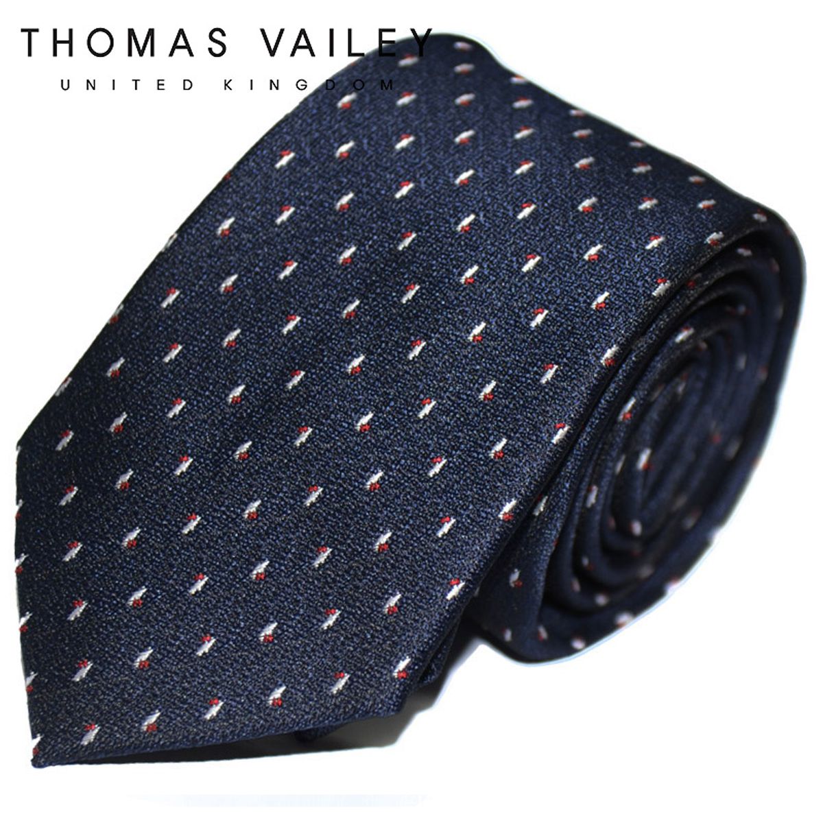 토마스 베일리(THOMAS VAILEY) 패션넥타이-티버드 네이비 7cm