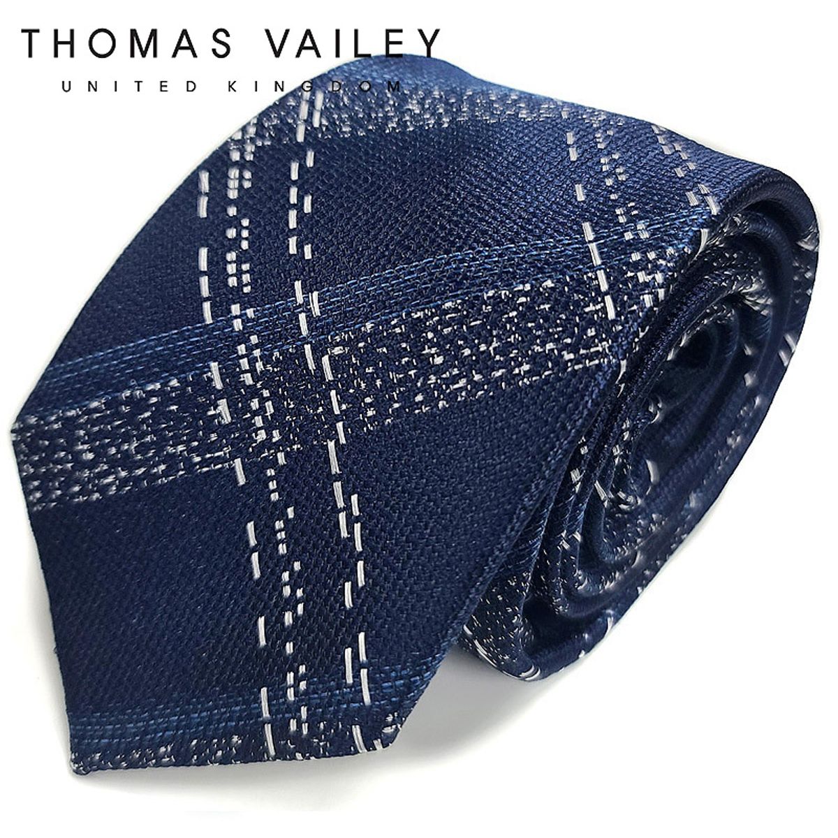 토마스 베일리(THOMAS VAILEY) 패션넥타이-사운즈 네이비 7.5cm