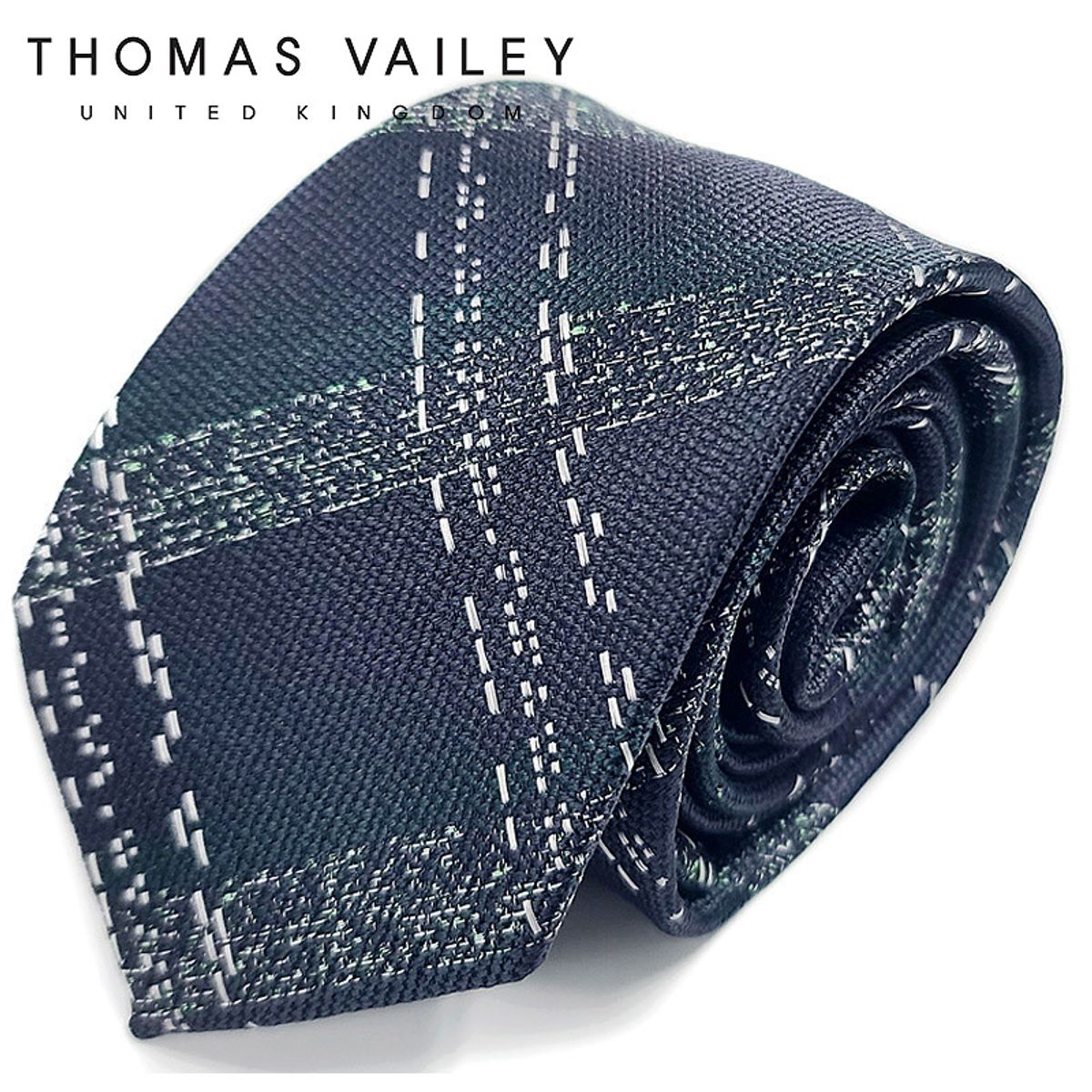 토마스 베일리(THOMAS VAILEY) 패션넥타이-사운즈 그린 7.5cm