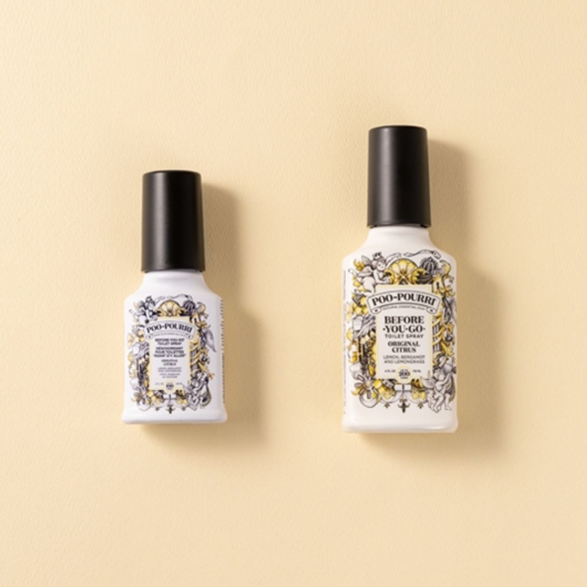 푸푸리(POOPOURRI) 토일렛퍼퓸 휴대용 59ml 100회분 + 비치용 118m 200회분