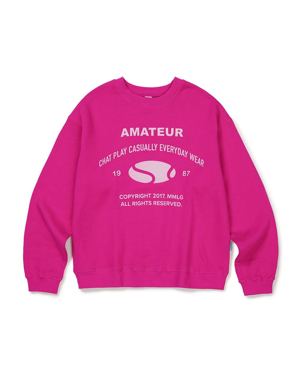 さらに100円引き◆MMLG◆AMATEUR SWEAT MUSINSA公式 | MMLG [Mmlg] AMATEUR SWEAT (FLOW PINK)