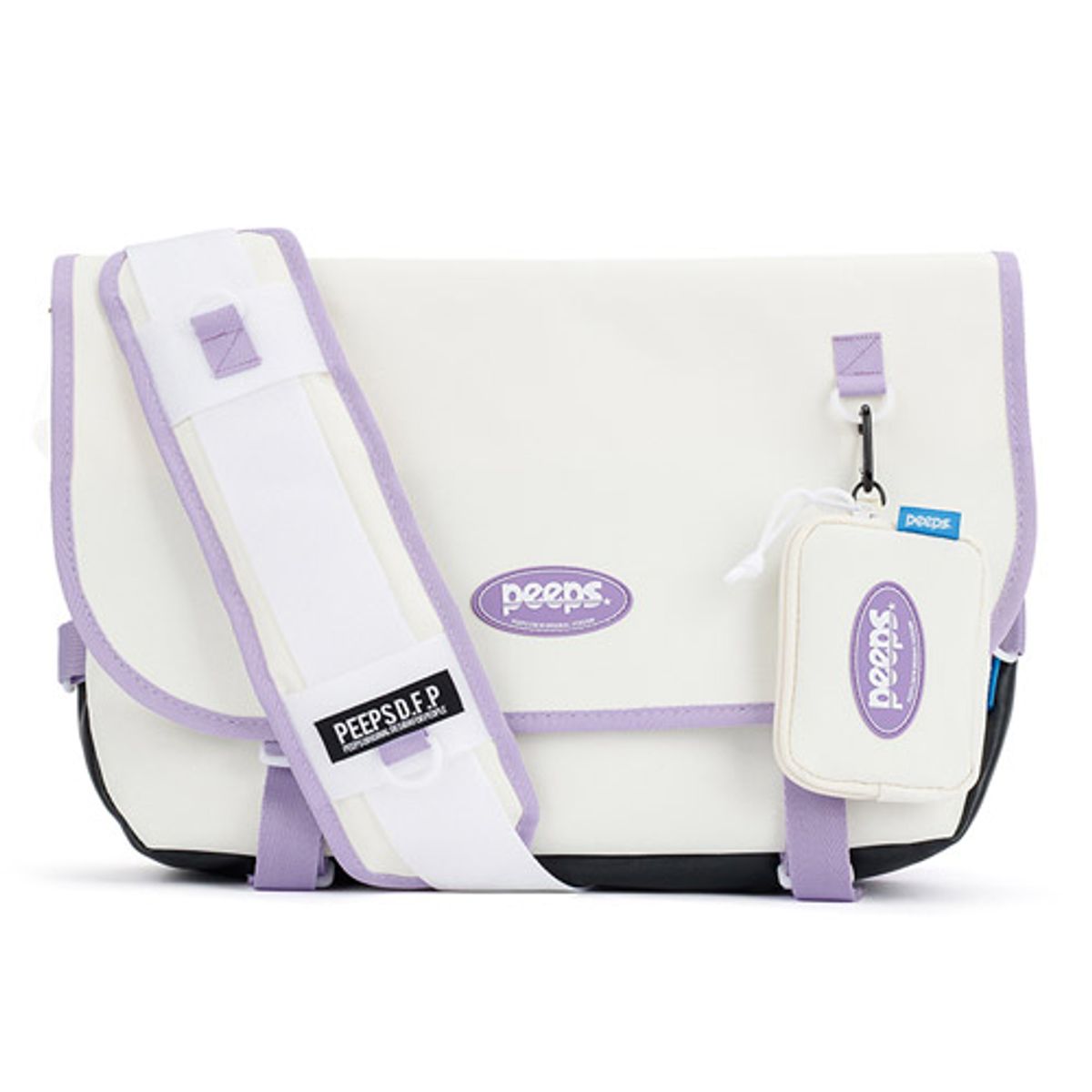 핍스(PEEPS) above messenger bag(ivory)