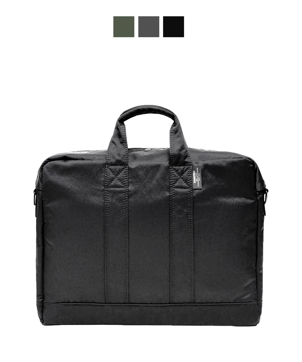 카네이테이(KANEITEI) MONDO BRIEFCASE (BLACK) / RECYCLED