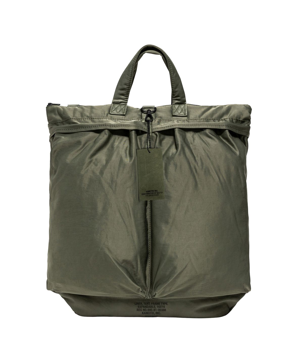 카네이테이(KANEITEI) ROME HELMET BAG L (OLIVE DRAB) / RECYCLED