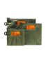 POM QUILTED FLAT POUCH (OLIVE DRAB) / RECYCLED
