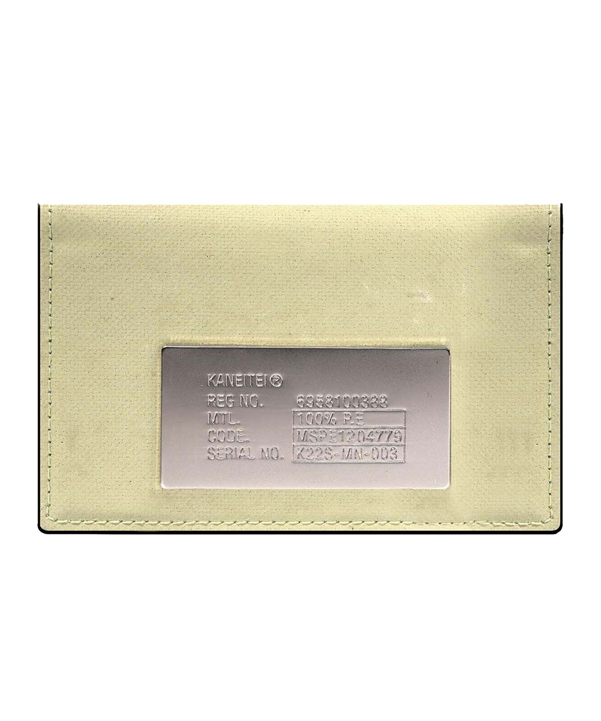카네이테이(KANEITEI) ECLIPSE CARD WALLET (ECRU) / UPCYCLED