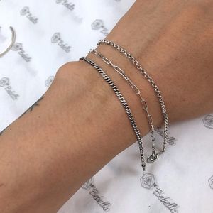 [Bs-369] 925실버 체인팔찌