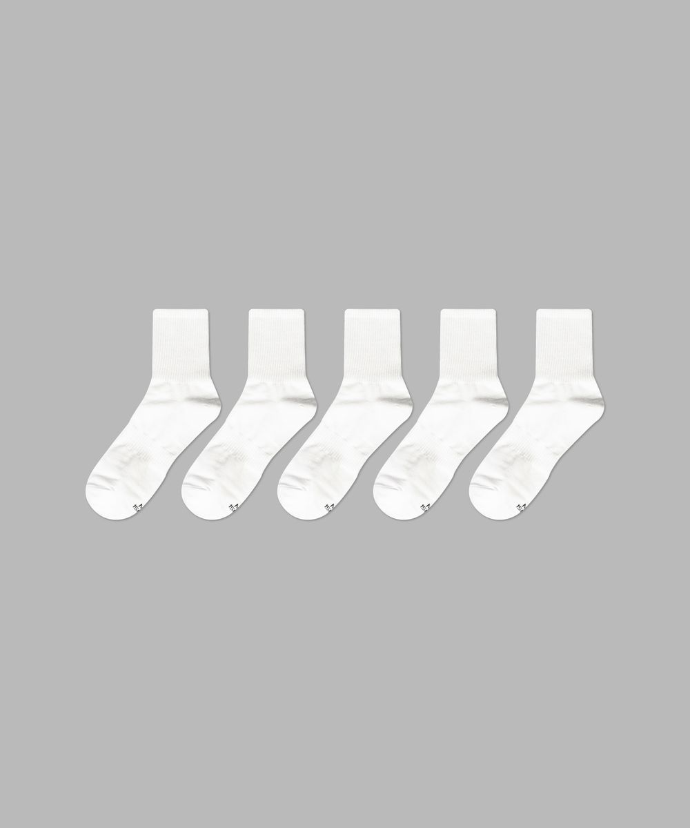 [5PACK] 1507 모노 트라우져 하프 삭스 _ 화이트