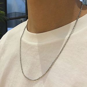 [Bs-371] 925실버 원형 체인목걸이