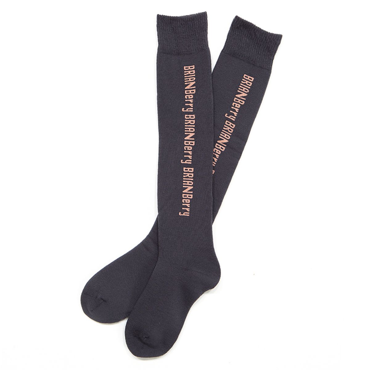 브라이언베리(BRIAN BERRY) BERRY KNEE SOCKS_CHARCOAL