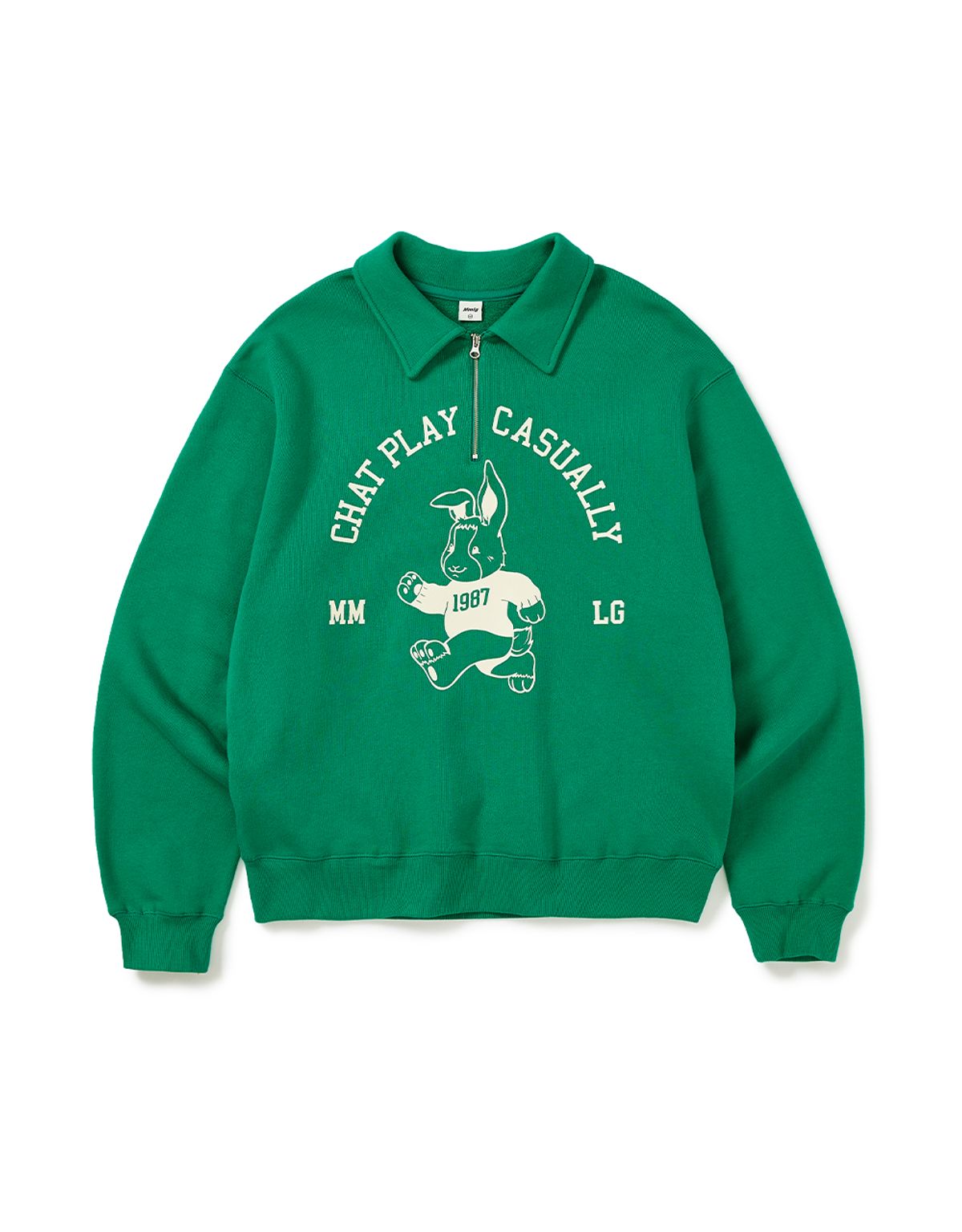 엠엠엘지(MMLG) [Mmlg] MELGE RUGBY SWEAT (GREEN C)