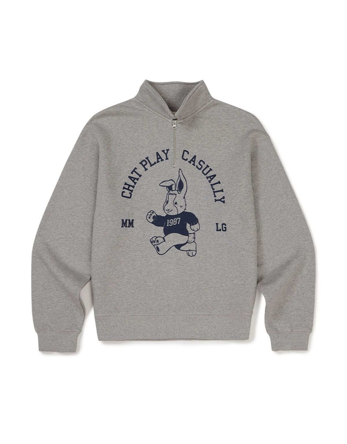 엠엠엘지(MMLG) [Mmlg] MELGE RUGBY SWEAT (EVERY GREY)