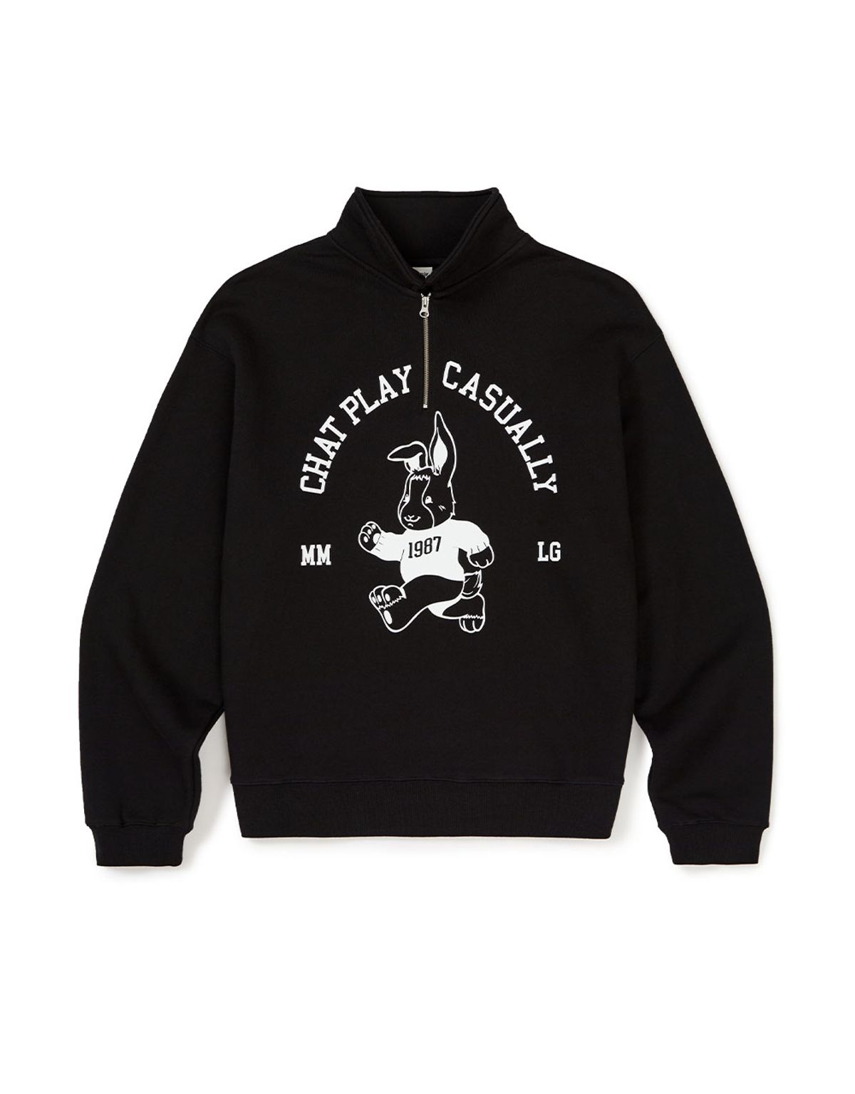 엠엠엘지(MMLG) MELGE RUGBY SWEAT (EVERY BLACK)