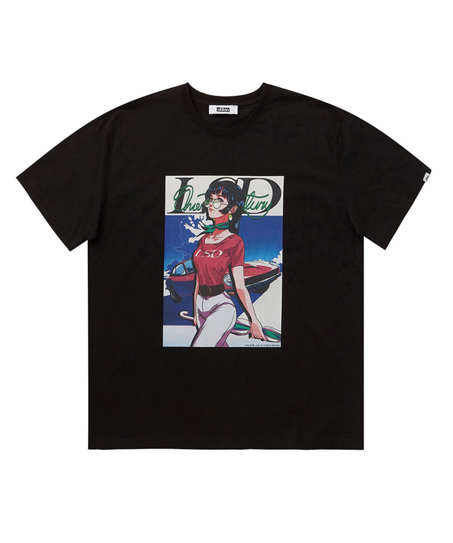 関税込★UL:KIN★ULKIN X TREE 13 Artist T-Shirt_Fairlady 2★ MUSINSA | ULKIN CANVAS [Ulkin x Tree 13] Artist T-shirt Fair
