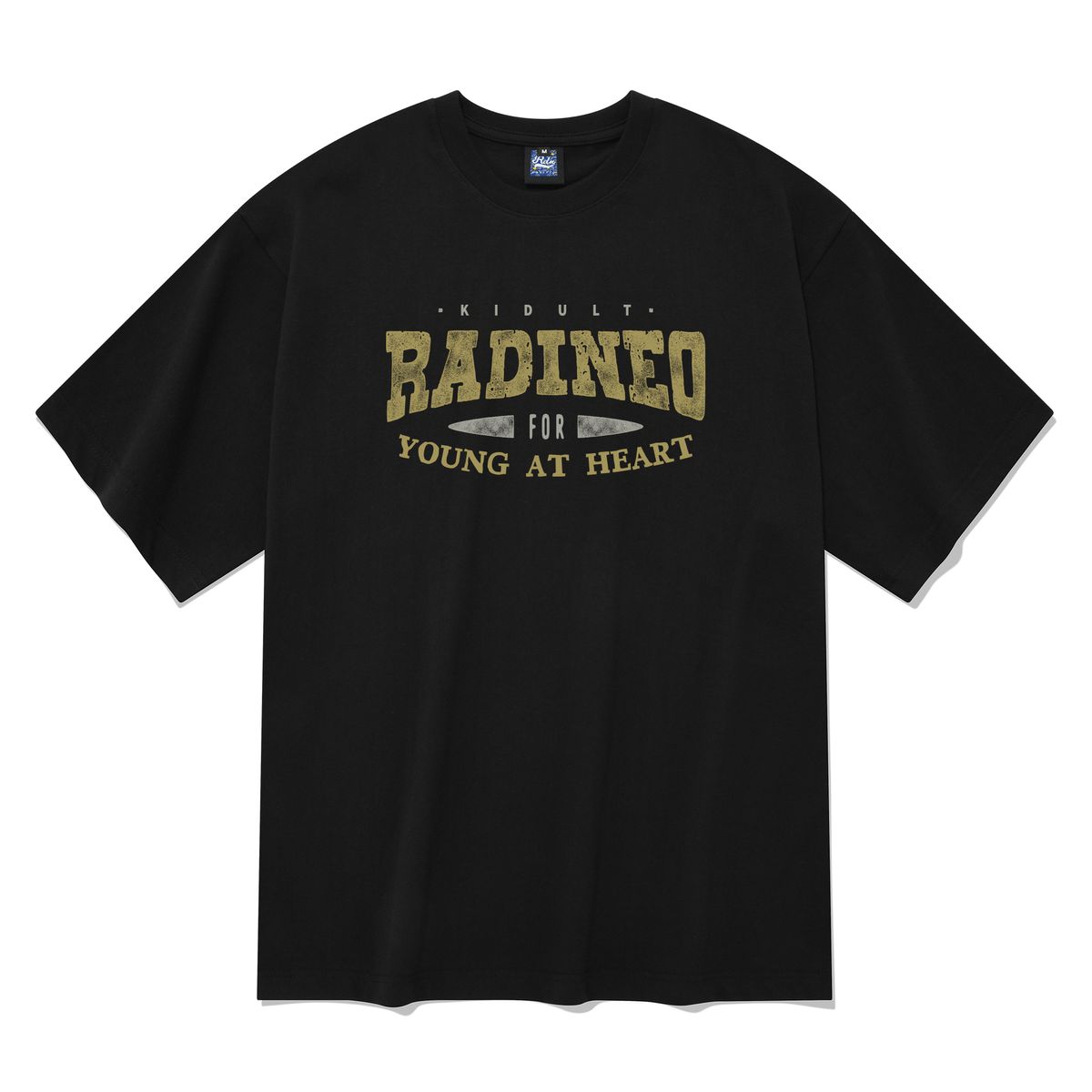라디네오(RADINEO) 빈티지 로고 반팔 티셔츠 블랙