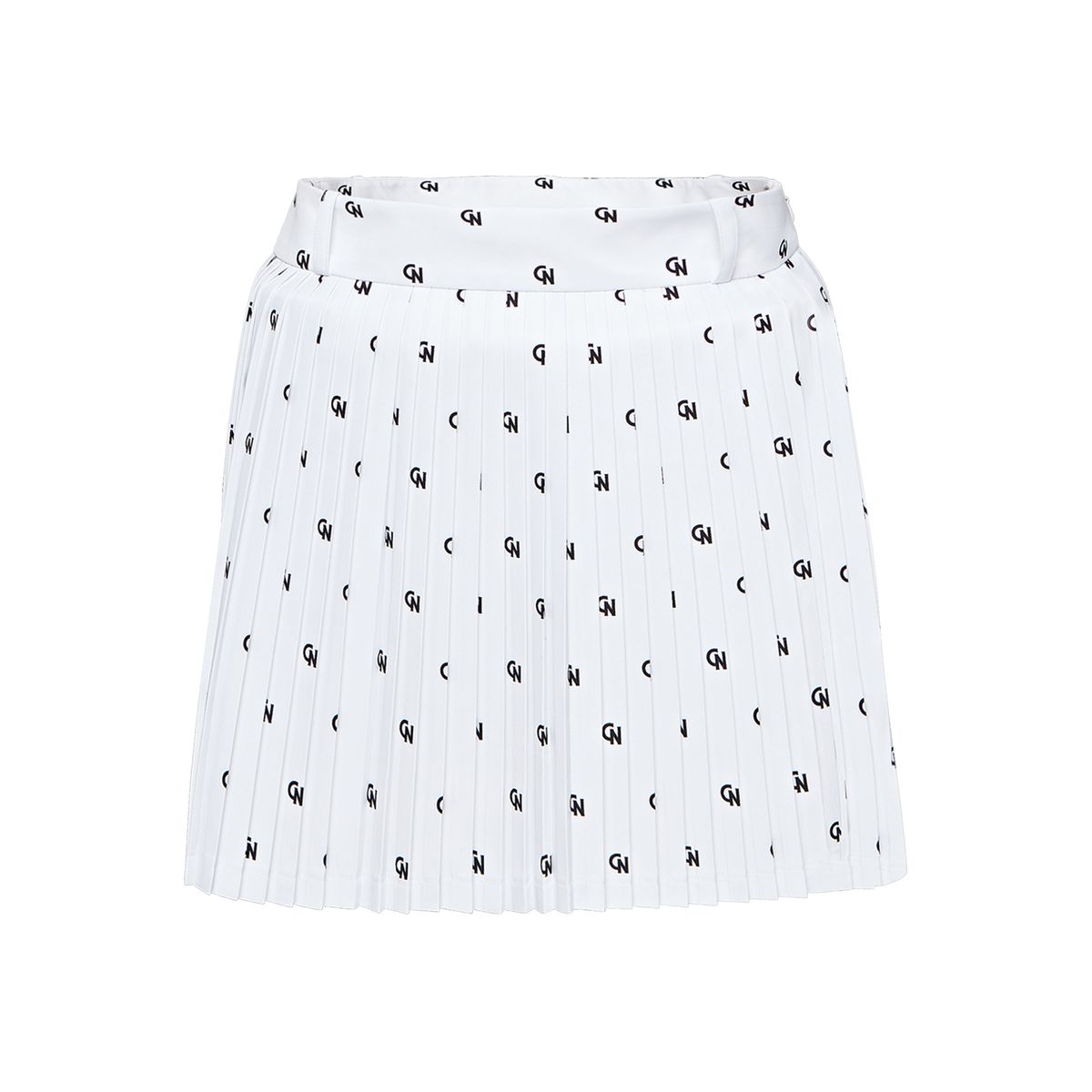 씨드느와(C DE NOIRS) WOMEN CN PLEATED-SKIRT (WHITE)