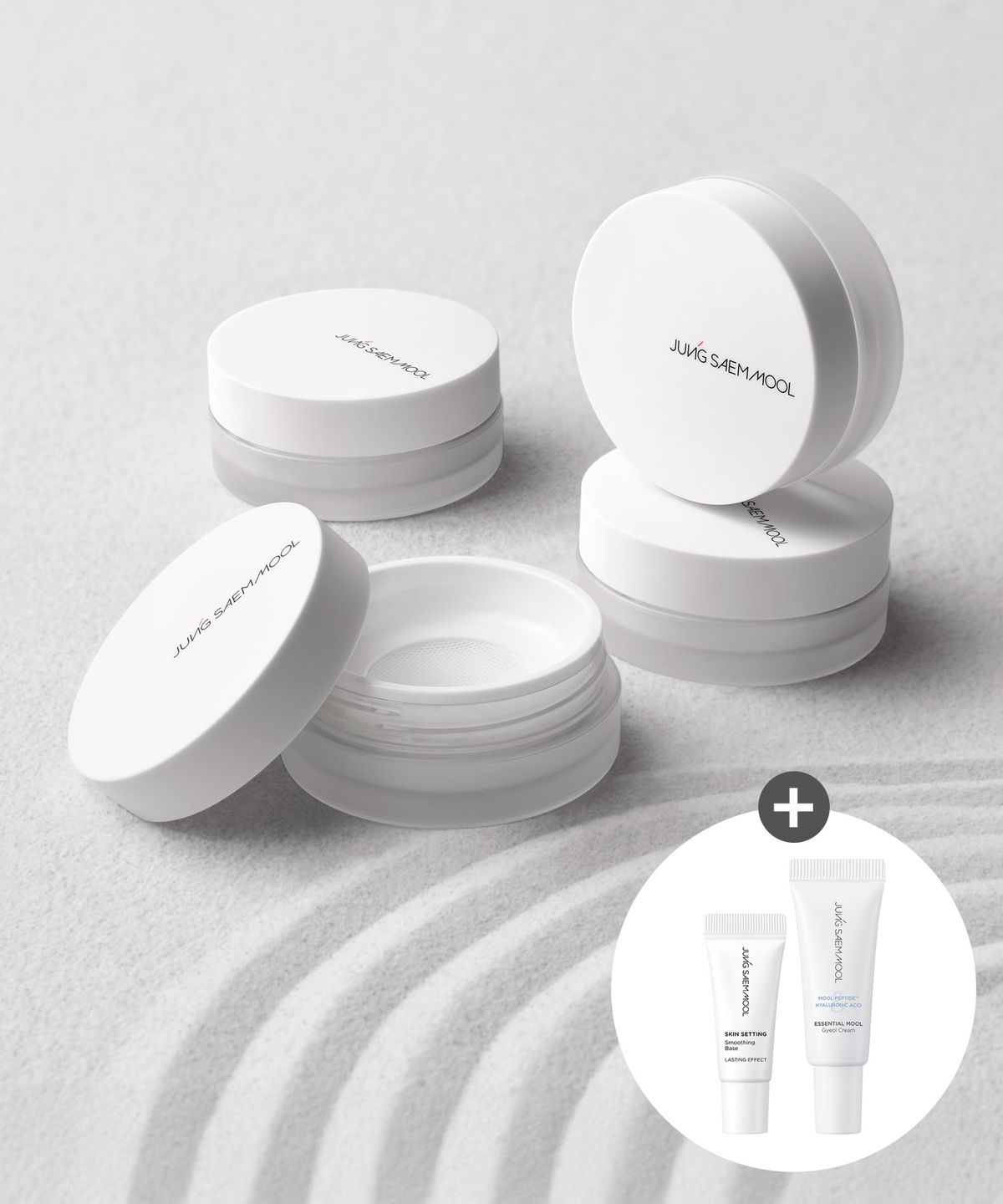 정샘물(JUNGSAEMMOOL) 프로래스팅 피니쉬 파우더 (스무딩베이스3ml + 물결크림 5ml 증정)
