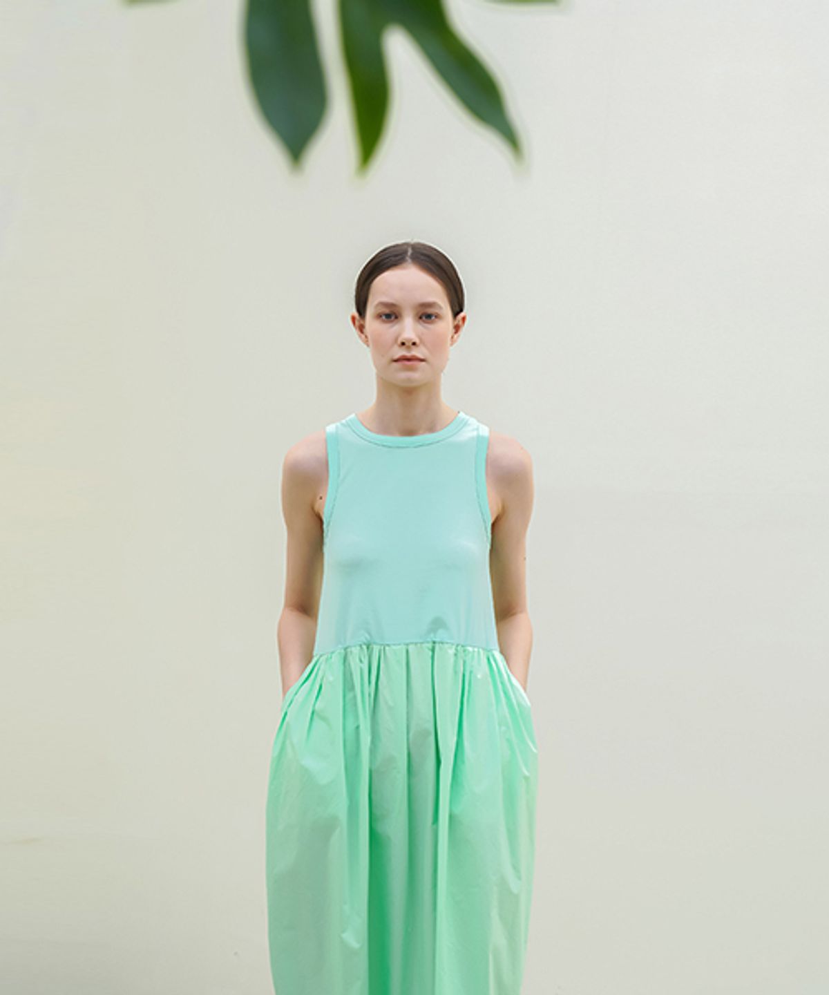 더룸(THELOOM) TEE MIXED ONEPIECE_MINT