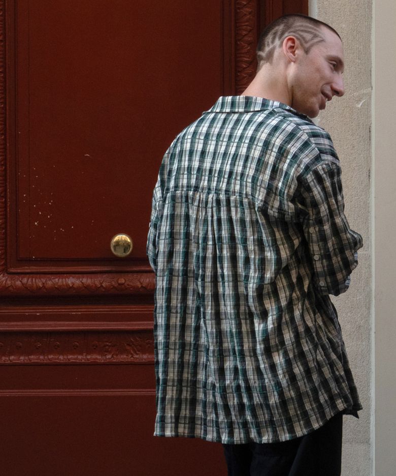 Iris shirt-Green (RENEWAL)