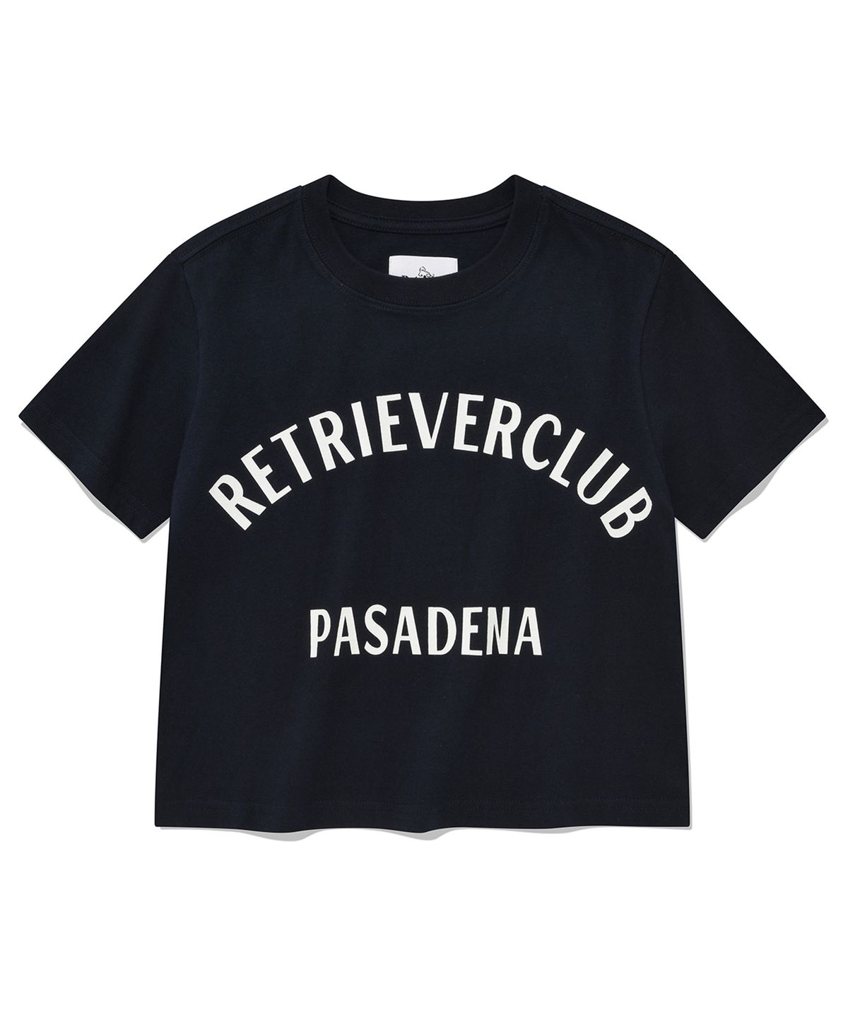 리트리버클럽(RETRIEVER CLUB) JF ARCH CROP SHORT SLEEVE [NAVY]