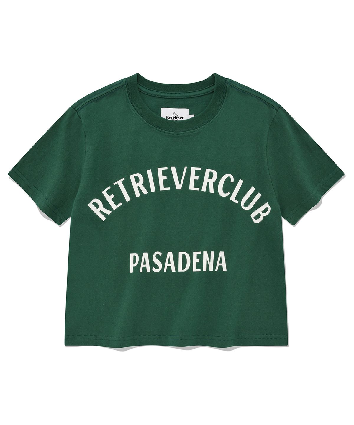 리트리버클럽(RETRIEVER CLUB) JF ARCH CROP SHORT SLEEVE [GREEN]