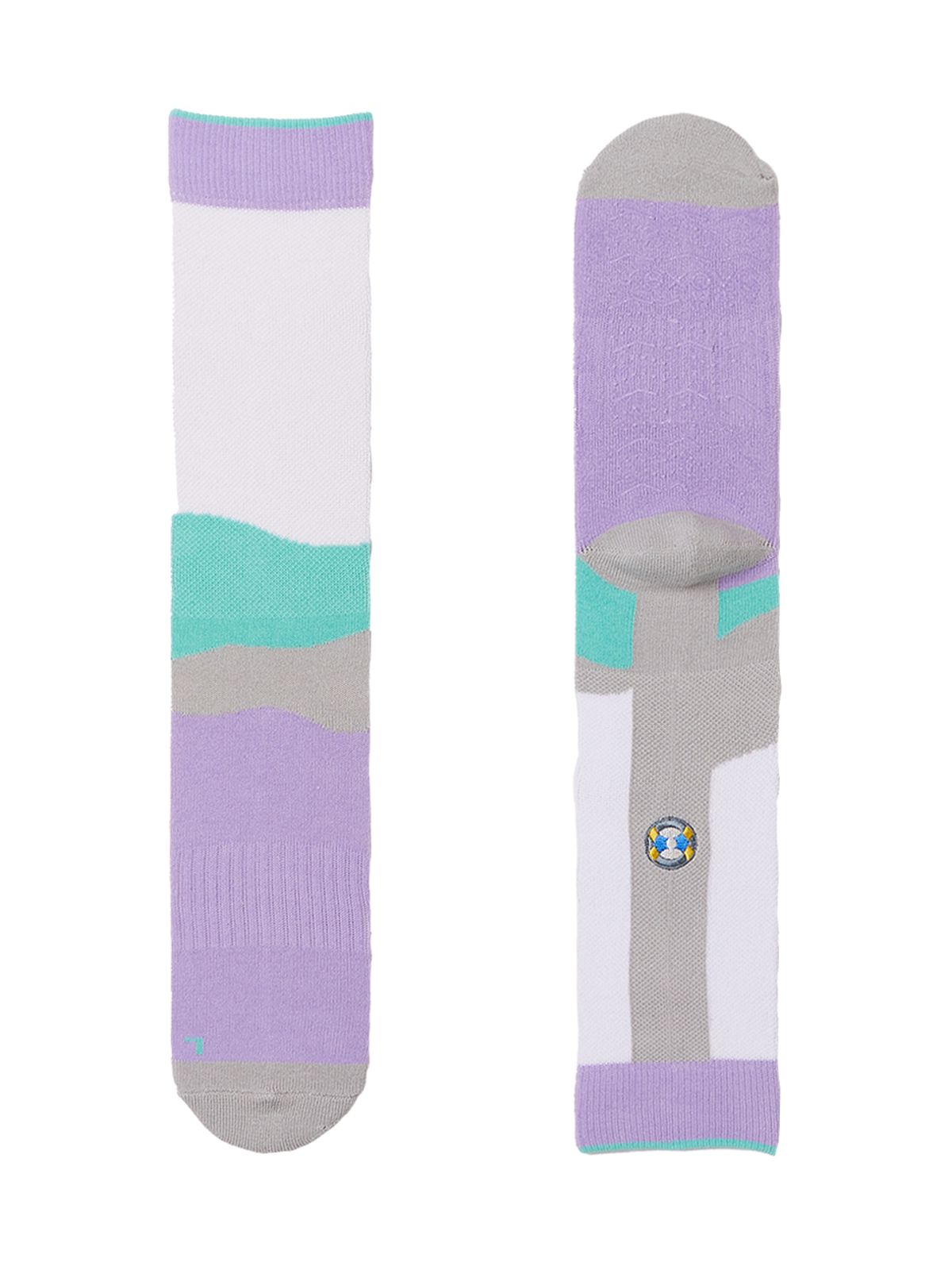 싹스오버왓에버(SOXOVERWHATEVER) SOXOW Ride The Rhythm Mint Blue/Violet [S/M]