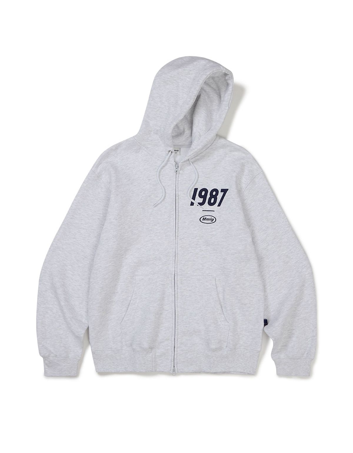 엠엠엘지(MMLG) [Mmlg] 19MG HOOD ZIPUP (ASH GREY)