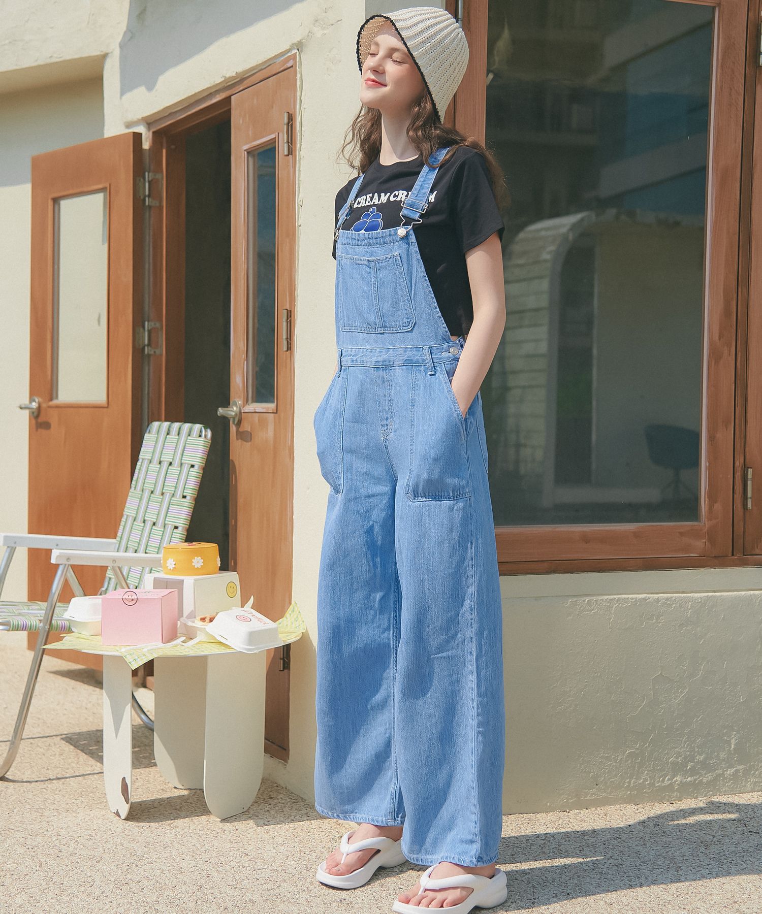 UP-305 오버롤 빈티지 데님 팬츠 source detail 21