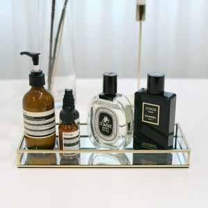 [22ALL] 골드 프레임 화장품 트레이 GT5