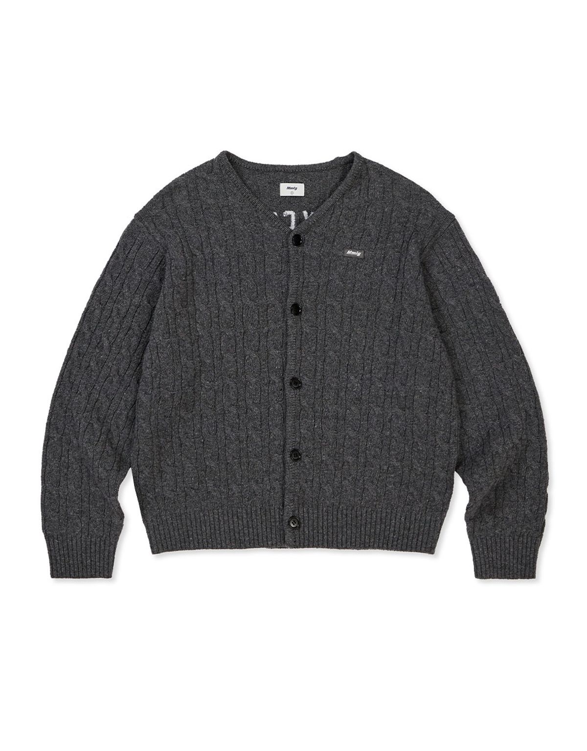 엠엠엘지(MMLG) [Mmlg] CPC CABLE CARDIGAN (GREY)