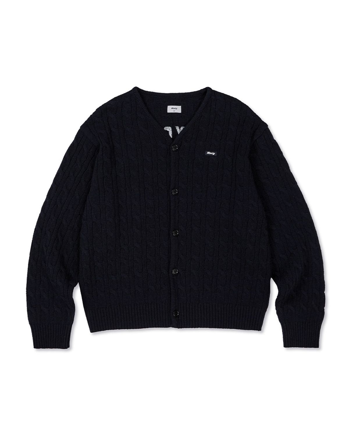 엠엠엘지(MMLG) [Mmlg] CPC CABLE CARDIGAN (NAVY)