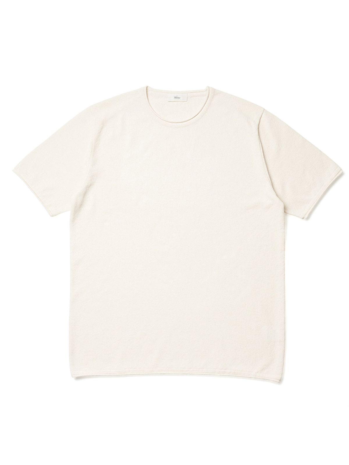 베르노(VERNO) Boucle Crew-neck Knit Ivory